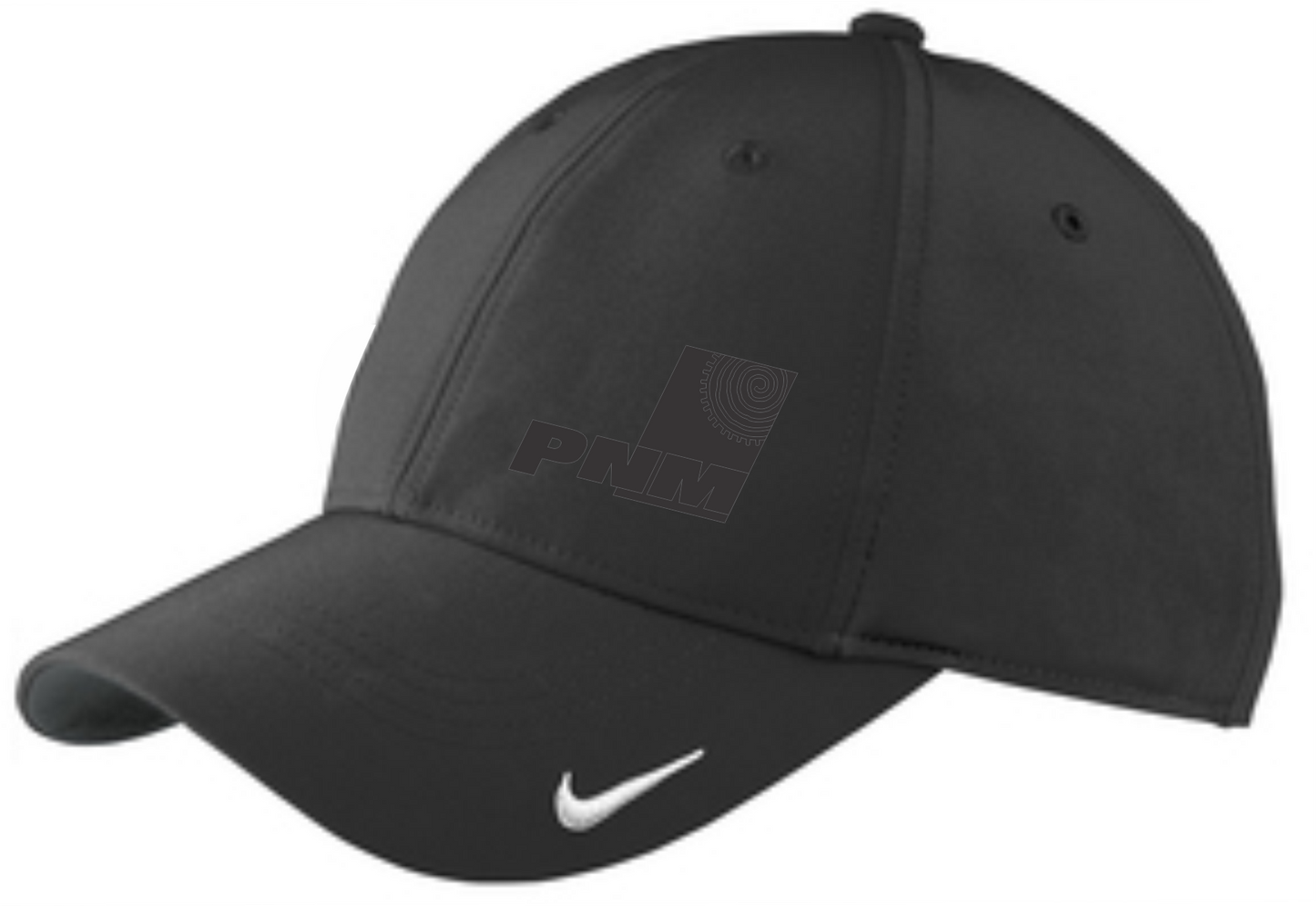 Nike Swoosh Legacy 91 Cap Black Out Logo left Front NKFB6447 PNM Gear